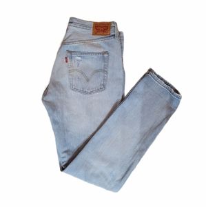 Levi's 501 Light Wash Button Fly 100% Cotton Jeans
